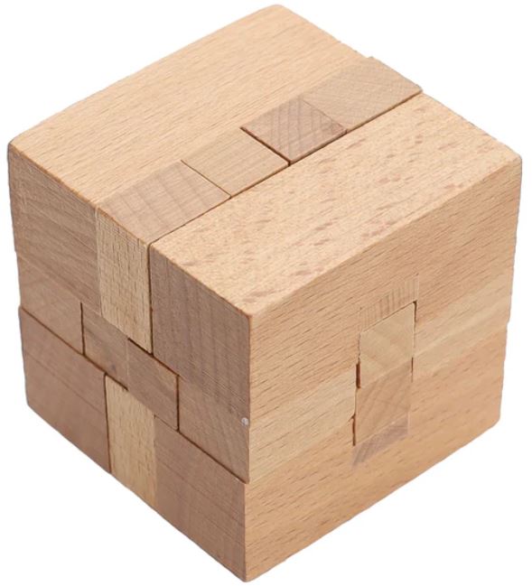 Wood Puzzle Cube main image